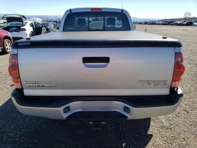 5TETU62NX6Z169366 - 2006 TOYOTA TACOMA PRERUNNER ACCESS CAB SILVER photo 6