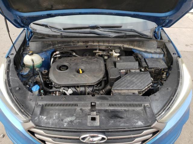 KM8J33A43GU209536 - 2016 HYUNDAI TUCSON LIMITED BLUE photo 11