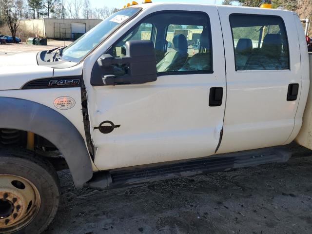 1FD0W4GT8BEB76334 - 2011 FORD F450 SUPER DUTY WHITE photo 9