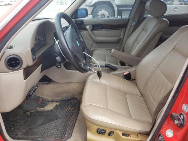 WBAHE6322SGF31182 - 1995 BMW 540 I AUTOMATIC RED photo 7