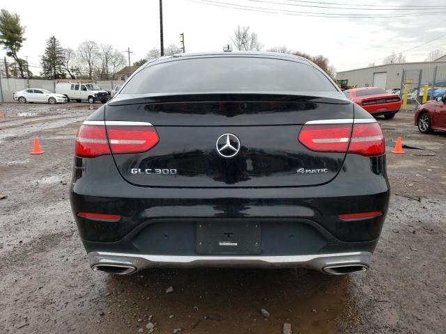 WDC0J4KB4KF579457 - 2019 MERCEDES-BENZ GLC COUPE 300 4MATIC BLACK photo 6