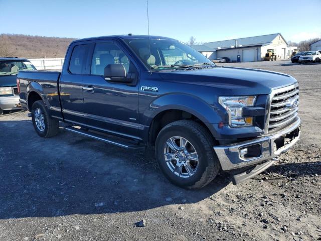 1FTFX1EG9HFC76428 - 2017 FORD F150 SUPER CAB BLUE photo 4