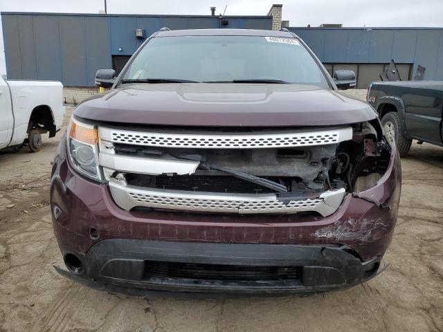 1FMHK7D82BGA64553 - 2011 FORD EXPLORER XLT BURGUNDY photo 5