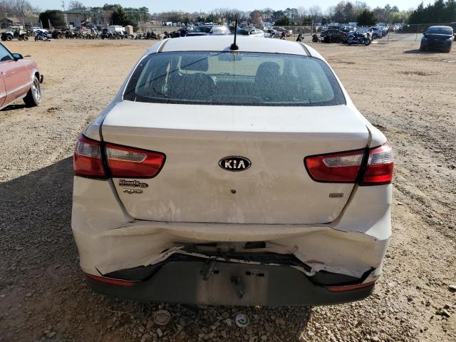 KNADM4A34G6639072 - 2016 KIA RIO LX WHITE photo 6