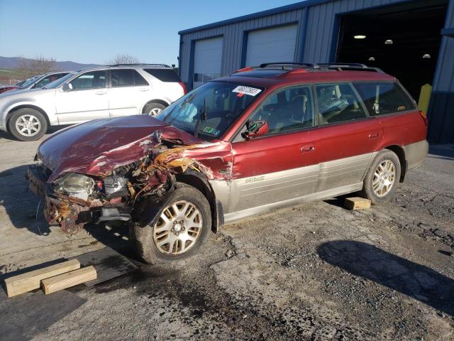 4S3BH806327620422 - 2002 SUBARU LEGACY OUTBACK H6 3.0 LL BEAN MAROON photo 1