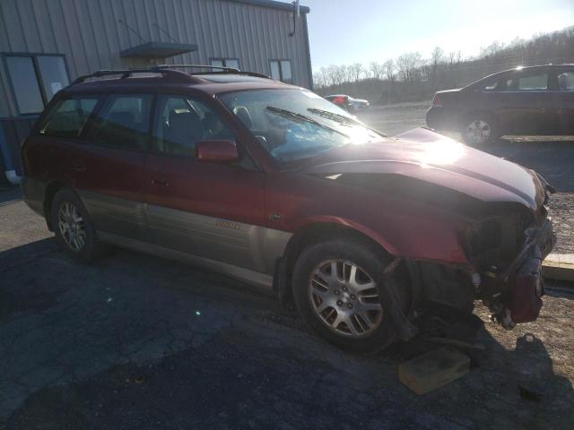 4S3BH806327620422 - 2002 SUBARU LEGACY OUTBACK H6 3.0 LL BEAN MAROON photo 4