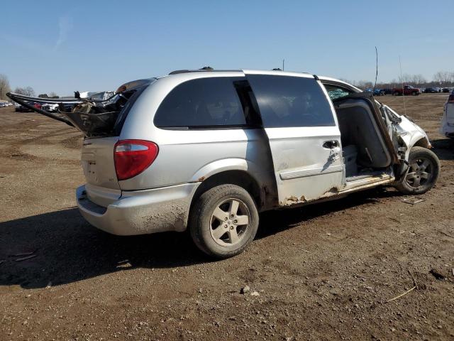 2D4GP44L77R309327 - 2007 DODGE GRAND CARA SXT SILVER photo 3