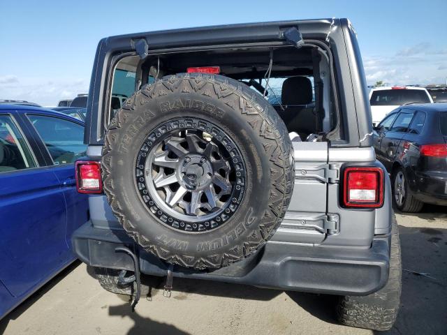 1C4GJXAG8KW518910 - 2019 JEEP WRANGLER SPORT SILVER photo 6