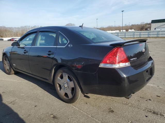 2G1WD58C689122463 - 2008 CHEVROLET IMPALA SUPER SPORT BLACK photo 2