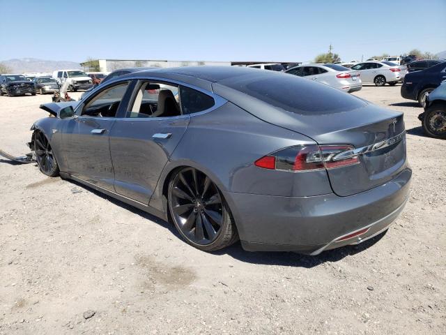 5YJSA1CG1DFP14800 - 2013 TESLA MODEL S Գրաֆիտ լուսանկար 2