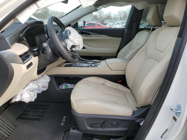 5N1DL1FS6PC368923 - 2023 INFINITI QX60 LUXE WHITE photo 7