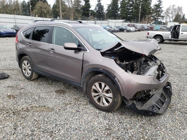 5J6RM4H72DL038526 - 2013 HONDA CR-V EXL TAN photo 4