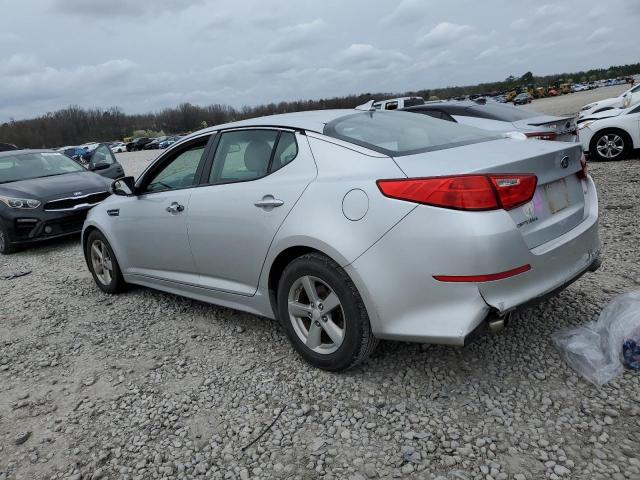 5XXGM4A79FG425617 - 2015 KIA OPTIMA LX SILVER photo 2