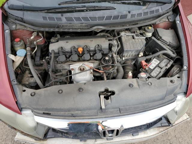 2HGFA1F69BH549737 - 2011 HONDA CIVIC LX-S برغندي صورة 11