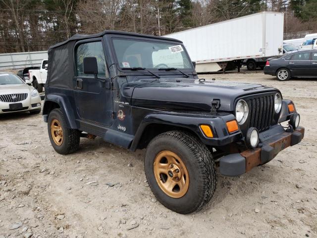 1J4FA59S81P301028 - 2001 JEEP WRANGLER / SAHARA BLACK photo 4