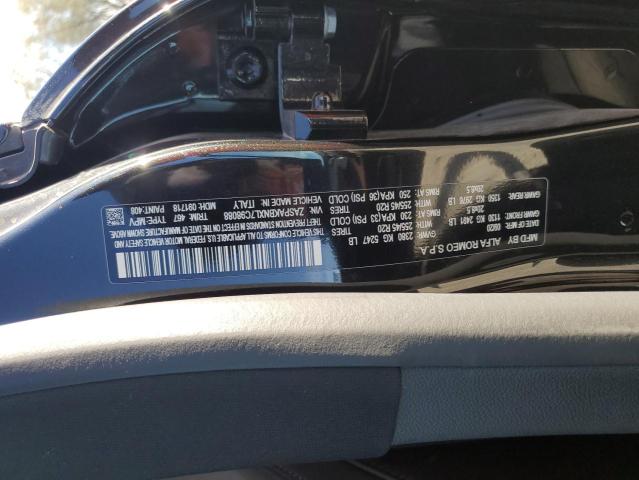 ZASPAKBNXL7C98088 - 2020 ALFA ROMEO STELVIO TI გრაფიტი ფოტო 12