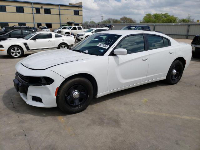 2C3CDXAG8HH606583 - 2017 DODGE CHARGER POLICE WHITE photo 1