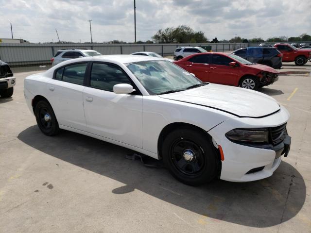 2C3CDXAG8HH606583 - 2017 DODGE CHARGER POLICE WHITE photo 4