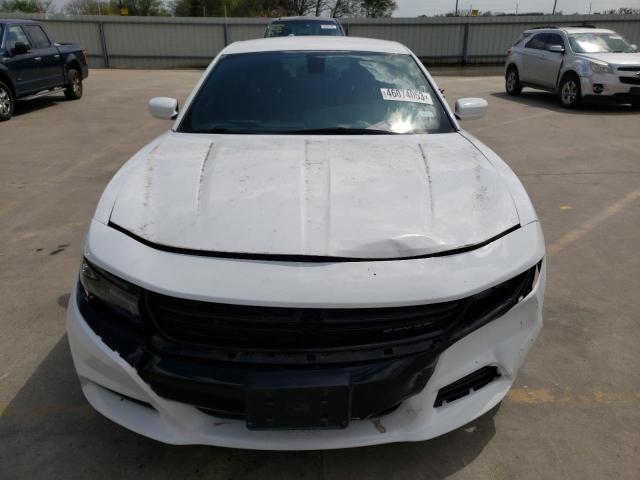 2C3CDXAG8HH606583 - 2017 DODGE CHARGER POLICE WHITE photo 5