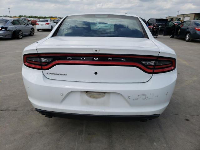 2C3CDXAG8HH606583 - 2017 DODGE CHARGER POLICE WHITE photo 6