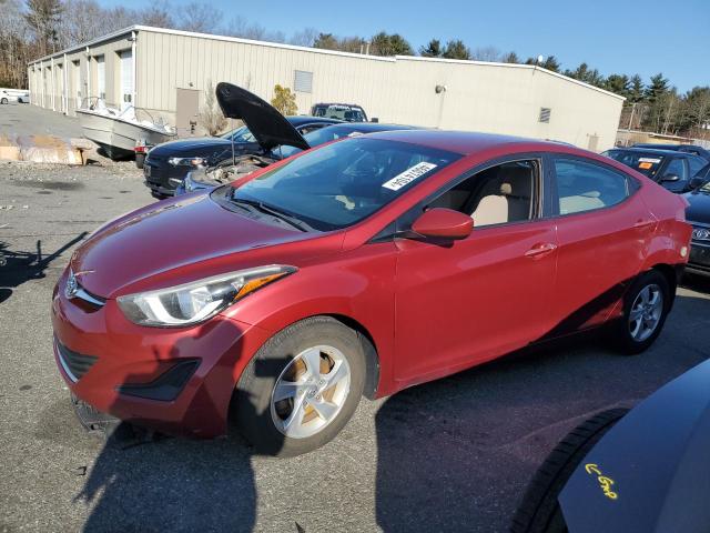 5NPDH4AE3EH468391 - 2014 HYUNDAI ELANTRA SE RED photo 1