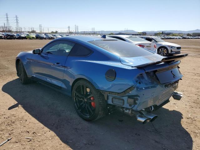 1FA6P8SJ7L5503158 - 2020 FORD MUSTANG SHELBY GT500 BLUE photo 2