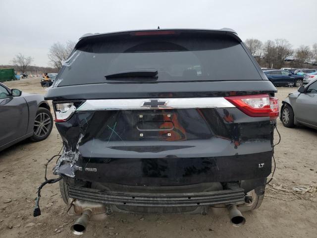 1GNEVGKW1MJ174653 - 2021 CHEVROLET TRAVERSE LT BLACK photo 6