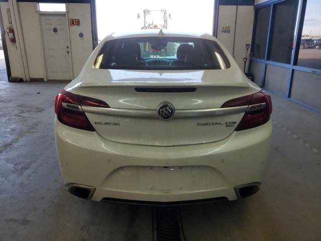 2G4GU5GX0H9107419 - 2017 BUICK REGAL GS WHITE photo 6