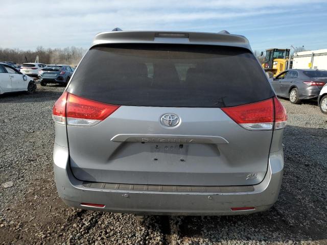 5TDDK3DC0BS019066 - 2011 TOYOTA SIENNA XLE GRAY photo 6