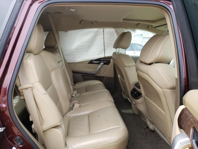 2HNYD2H32DH520519 - 2013 ACURA MDX TECHNOLOGY BURGUNDY photo 11