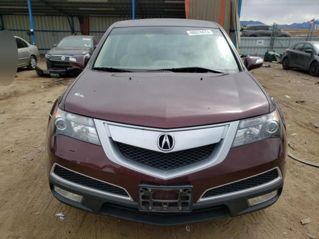 2HNYD2H32DH520519 - 2013 ACURA MDX TECHNOLOGY BURGUNDY photo 5