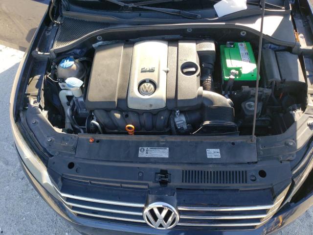 1VWBH7A34CC030217 - 2012 VOLKSWAGEN PASSAT SE BLUE photo 11