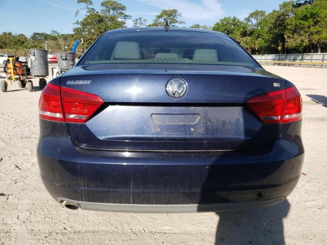 1VWBH7A34CC030217 - 2012 VOLKSWAGEN PASSAT SE BLUE photo 6