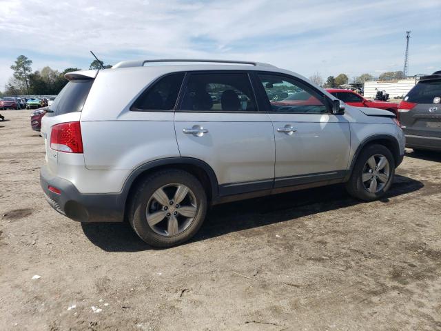 5XYKU3A66CG278854 - 2012 KIA SORENTO EX SILVER photo 3