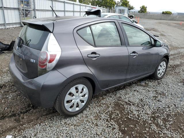 JTDKDTB36D1548588 - 2013 TOYOTA PRIUS C GRAY photo 3