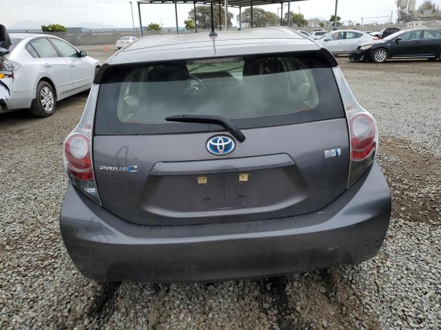 JTDKDTB36D1548588 - 2013 TOYOTA PRIUS C GRAY photo 6