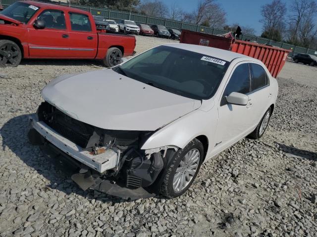 3FADP0L37AR379587 - 2010 FORD FUSION HYBRID WHITE photo 1