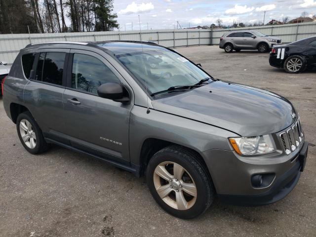 1C4NJDBB1CD570143 - 2012 JEEP COMPASS SPORT GRAY photo 4