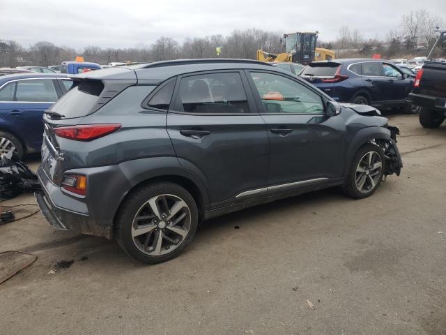 KM8K3CA57JU165903 - 2018 HYUNDAI KONA LIMITED GRAY photo 3