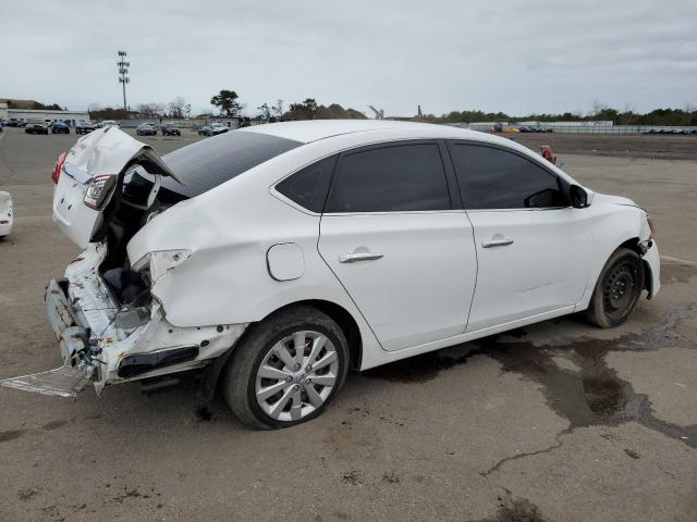 3N1AB7AP5FY338658 - 2015 NISSAN SENTRA S WHITE photo 3