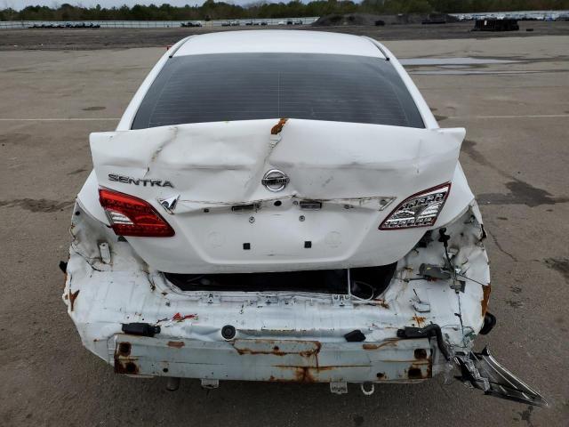 3N1AB7AP5FY338658 - 2015 NISSAN SENTRA S WHITE photo 6