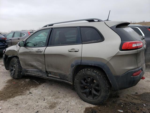 1C4PJMBS1HW594110 - 2017 JEEP CHEROKEE TRAILHAWK TAN photo 2
