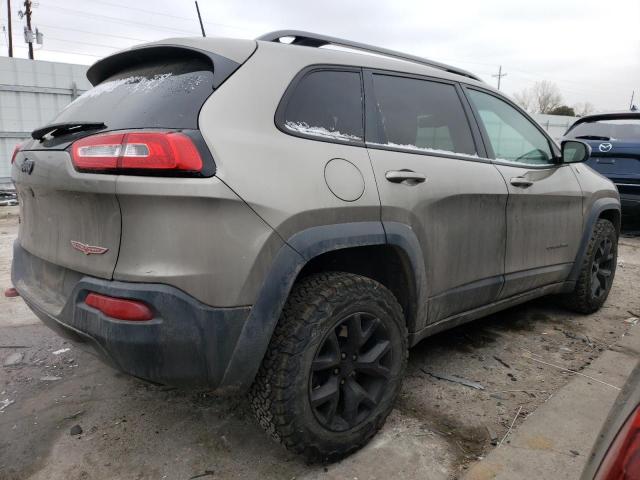 1C4PJMBS1HW594110 - 2017 JEEP CHEROKEE TRAILHAWK TAN photo 3