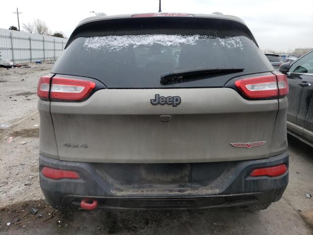 1C4PJMBS1HW594110 - 2017 JEEP CHEROKEE TRAILHAWK TAN photo 6