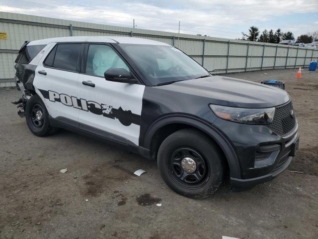 1FM5K8AB6LGA55770 - 2020 FORD EXPLORER POLICE INTERCEPTOR TWO TONE photo 4