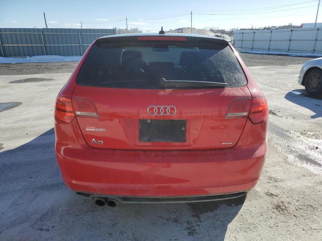 WAUKF68P59A029686 - 2009 AUDI A3 2.0T QUATTRO RED photo 6