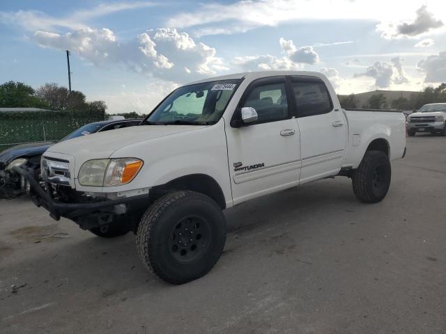 5TBET34115S466003 - 2005 TOYOTA TUNDRA DOUBLE CAB SR5 WHITE photo 1