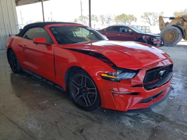 1FATP8UH1K5171083 - 2019 FORD MUSTANG RED photo 4