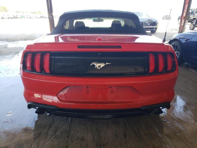 1FATP8UH1K5171083 - 2019 FORD MUSTANG RED photo 6