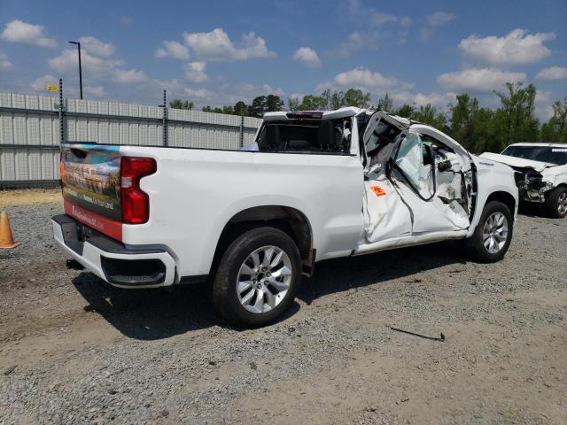 1GCRWBEH8KZ383927 - 2019 CHEVROLET SILVERADO C1500 CUSTOM WHITE photo 3